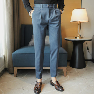 British Casual Slim Suit Pants