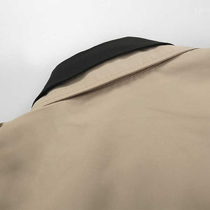Fake Two-piece Mid-length Trench Coat