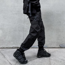 Load image into Gallery viewer, Functional Style Simple Black Cargo Pants
