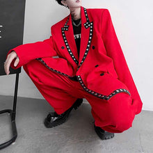 Load image into Gallery viewer, Polka Dot Casual Blazer And Pants Suits
