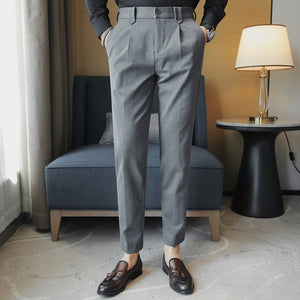 British Casual Slim Suit Pants