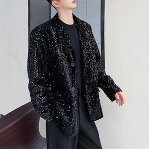 Single Breasted Sequined Blazer
