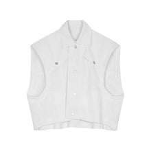 Load image into Gallery viewer, Lapel Casual Cropped Vest
