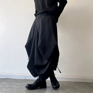 Irregular Three-dimensional Wide-leg Pants