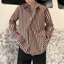 Load image into Gallery viewer, Pinstripe Lapel Shirt
