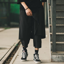 Load image into Gallery viewer, Black Loose Cropped Culottes
