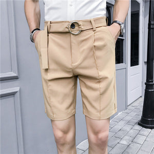 Summer Slim Suit Shorts