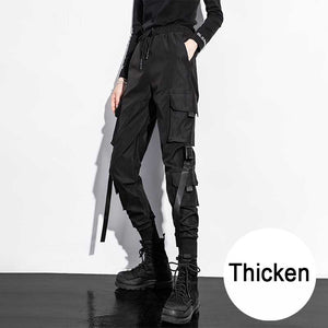 Slim Fit High Waist Leggings Cargo Pants