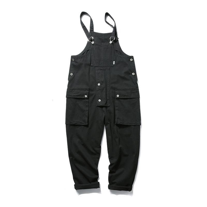 Japanese Washed-Denim Bib Overalls