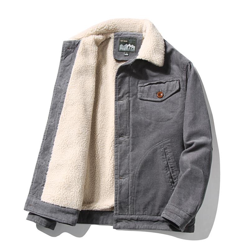 Retro Fleece Corduroy Jacket