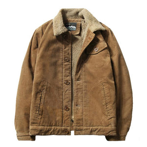 Retro Fleece Corduroy Jacket