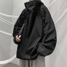 Load image into Gallery viewer, Solid Color Hooded Loose Jacket
