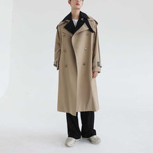 Load image into Gallery viewer, Fake Two-piece Mid-length Trench Coat
