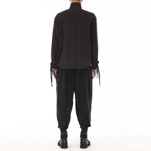 Black Velvet Loose Lounge Pants