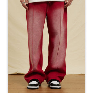 Washed Solid Gradient Trousers