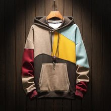 Load image into Gallery viewer, Contrast Patchwork Hoodie
