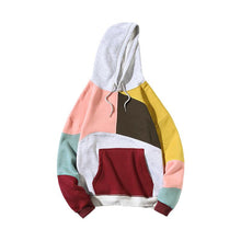 Load image into Gallery viewer, Contrast Patchwork Hoodie
