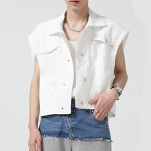 Load image into Gallery viewer, Lapel Casual Cropped Vest
