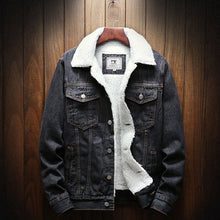 Load image into Gallery viewer, Winter Single-breasted Denim Cotton Jacket
