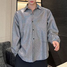 Load image into Gallery viewer, Silver Sequin Shirt
