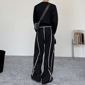 Contrast Web Panel Reversible Pants