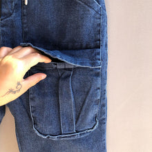 Load image into Gallery viewer, Summer Multi-pocket Skinny Stretch Harem Jeans

