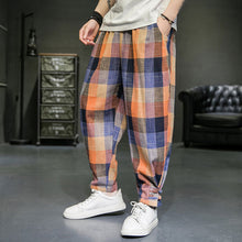 Load image into Gallery viewer, Men&#39;s Plaid Harem Pants
