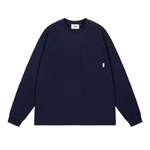 Cotton Basic Crew Neck Long Sleeve T-Shirt