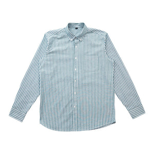 Vertical Striped Long-sleeved Shirt