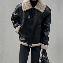 Load image into Gallery viewer, Winter Stand-up Collar Biker Jacket
