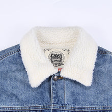 Load image into Gallery viewer, Sherpa Denim Jacket
