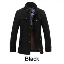 Load image into Gallery viewer, Business Casual Stand Collar Thicken Jacket
