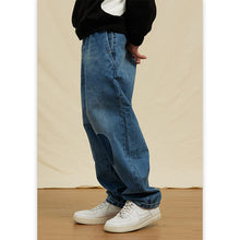 Load image into Gallery viewer, Japanese Vintage Washed Cotton Casual Jeans
