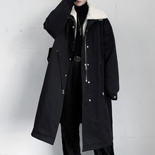 Load image into Gallery viewer, Vintage Fake Two Piece Mid length Coat
