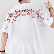 Load image into Gallery viewer, Plum Embroidery Short Sleeve T-Shirt
