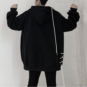 Loose Hooded Cardigan Jacket Coat