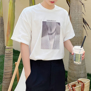 Character Print Short Sleeve T-Shirt