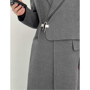 British Mid-length Asymmetric Coat