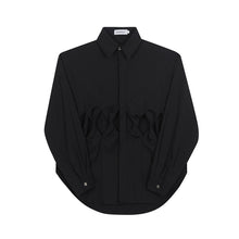 Load image into Gallery viewer, Dark Hollow Lapel Long Sleeve Shirt
