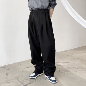 Retro Plaid Casual Straight Harem Pants