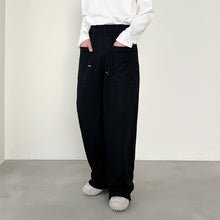 Load image into Gallery viewer, Loose Simple Drawstring Pocket Pants
