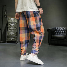 Load image into Gallery viewer, Men&#39;s Plaid Harem Pants
