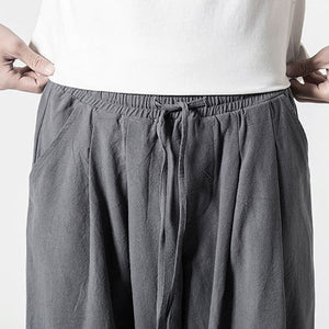 Linen Loose Harem Bloomers