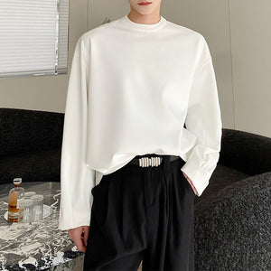 Round Neck Pullover Long Sleeve Shirt