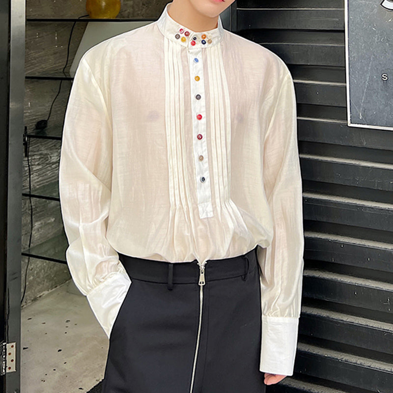 Summer Loose Translucent Shirt