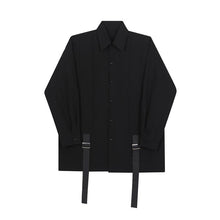 Load image into Gallery viewer, Pleated Drawstring Long Sleeve Shirt
