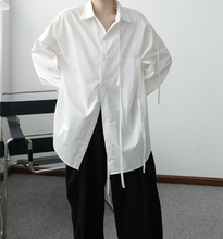 Load image into Gallery viewer, Loose Long Sleeve White Shirt
