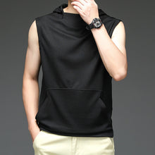 Load image into Gallery viewer, Summer Hooded Sleeveless Sports Tank Top
