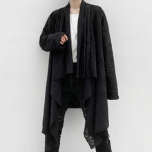 Load image into Gallery viewer, Semi-Sheer Mid-Length Cape Coat
