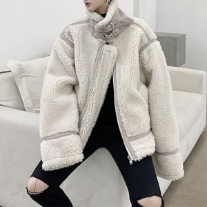 Lamb Wool Cotton Coat